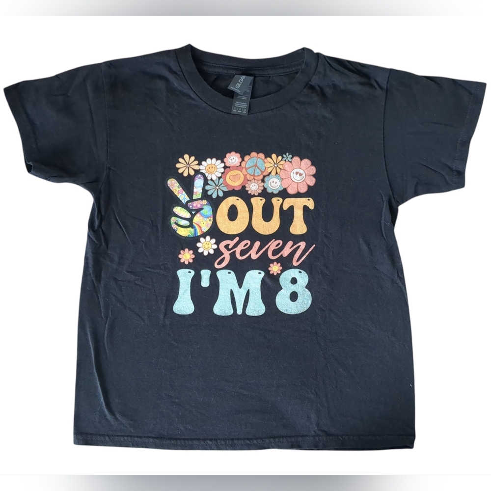 Groovy 8th Birthday Shirt (Size S)